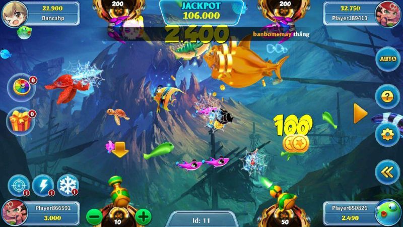 Sức hút của sảnh game Bắn Cá săn thưởng tại C54