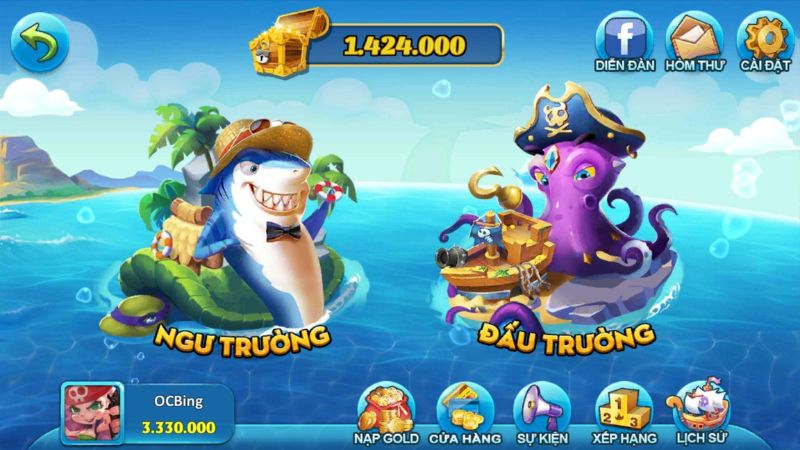 Tổng hợp top 5 game Bắn Cá đổi thưởng uy tín nhất hiện nay